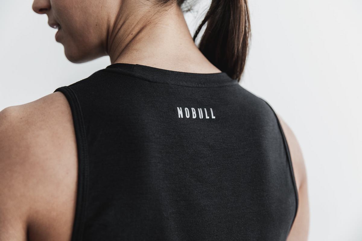 Nobull Crossfit® Muscle Women's Tank Tops Black | Australia (XA6391)